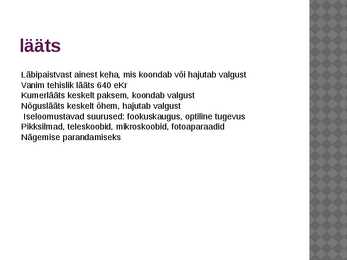Optika leiutised #2