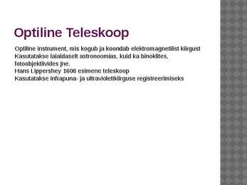 Optika leiutised #4