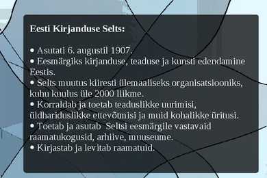Eesti kirjakeele areng #18