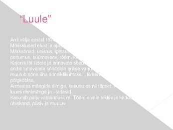 Lühike ülevaade Artur Alliksaare luuleloomingust ja elust- #5