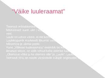 Lühike ülevaade Artur Alliksaare luuleloomingust ja elust- #6