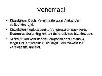 Klassitsism kunstis #13