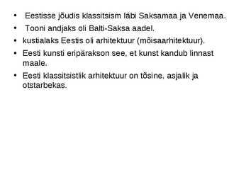 Klassitsism kunstis #20