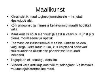 Klassitsism kunstis #29
