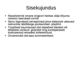 Klassitsism kunstis #5
