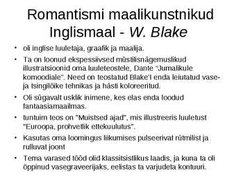 Romantism kunstis- slaidid- #3
