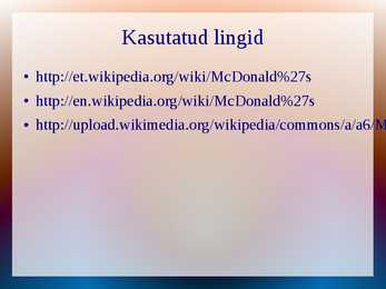 McDonalds #7