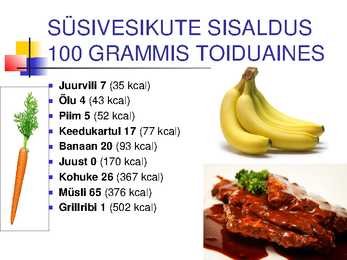 SÜSIVESIKUD EHK SAHHARIIDID #7