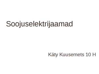 Soojuselektrijaamad