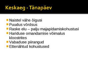 Keskaja naine ja perekond- slaidid- #7