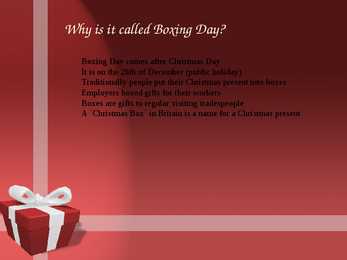 Boxing day in great britain #3