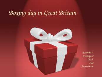 Boxing day in great britain