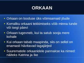 Ilmastikunähtused #10