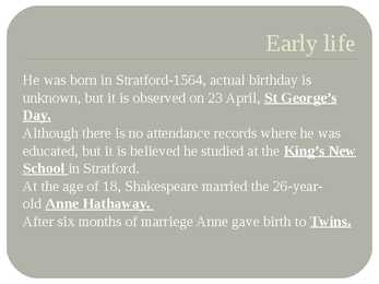 William Shakespeare- slaidid- #3