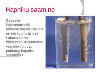 Hapnik- slaidid- #11