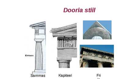 Vanakreeka kunst - templi arhitektuur #6