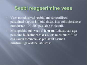 Pesemisvahendid #4