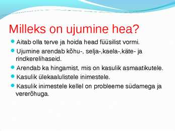 Ujumine #8
