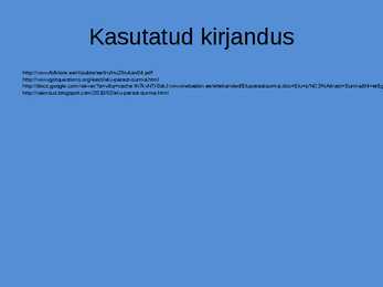Elu Pärast Surma - Esitlus #11
