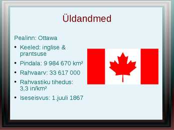 Kanada- slaidesitlus- #2
