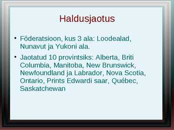 Kanada- slaidesitlus- #3
