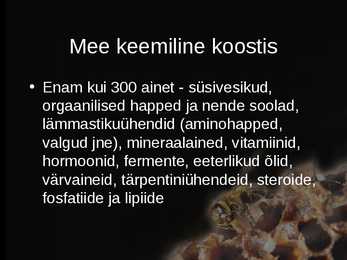 Taruvaigu-mee ja õietolmu kasulikkus #4