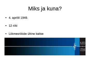 NATO slaidesitlus #3