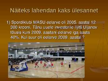 Eksponentsiaalne kasvamine ja kahanemine #3