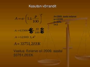 Eksponentsiaalne kasvamine ja kahanemine #4