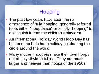 Hula Hoop #4