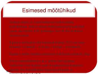 Mehaaniliste kaalude ja kaaluühikute ajalugu #3