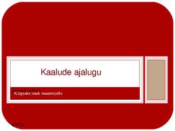 Mehaaniliste kaalude ja kaaluühikute ajalugu