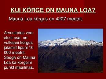Mauna Loa vulkaan #5