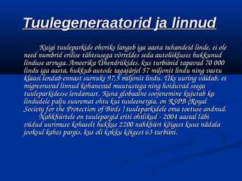 Tuuleenergia PPT #7