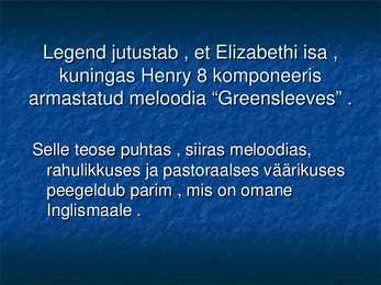 Kuninganna Elizabeth I #7