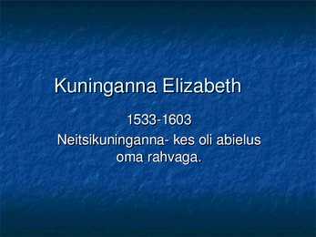 Kuninganna Elizabeth I