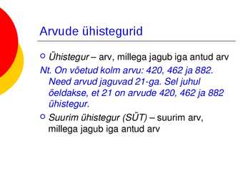 Algarvud ja kordarvud powerpoint i esitlus #13