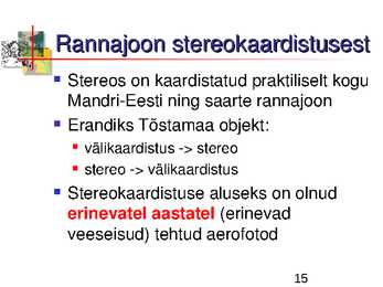 Eesti rannajoon ja selle kaardistamine #15