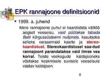 Eesti rannajoon ja selle kaardistamine #8