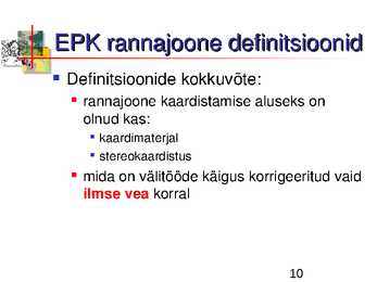Eesti rannajoon ja selle kaardistamine #10