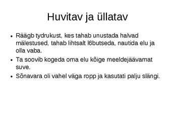 Raamatu-Mineviku mälestused- esitlus #5
