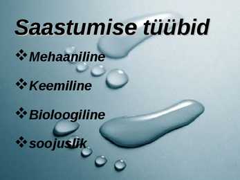 Vee saastumine ja selle vältimine #3
