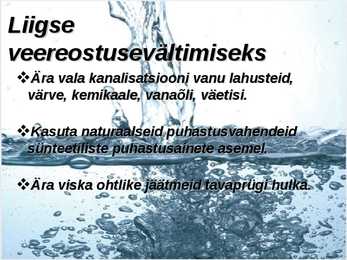 Vee saastumine ja selle vältimine #6