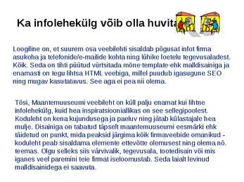 Veebileht kui firma suhtlemisvahend #3