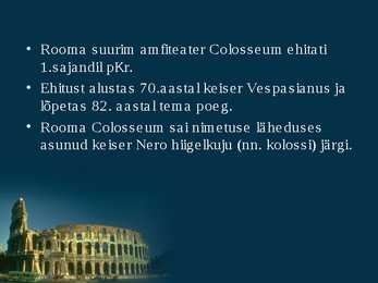 Colosseum- slaidid- #2