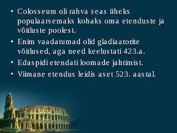 Colosseum- slaidid- #11