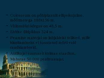 Colosseum- slaidid- #4