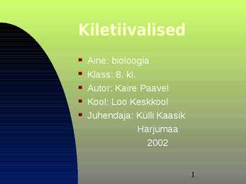 Kiletiivalised