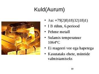 Metallid argielus #10