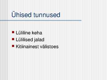 Lülijalgsed #3